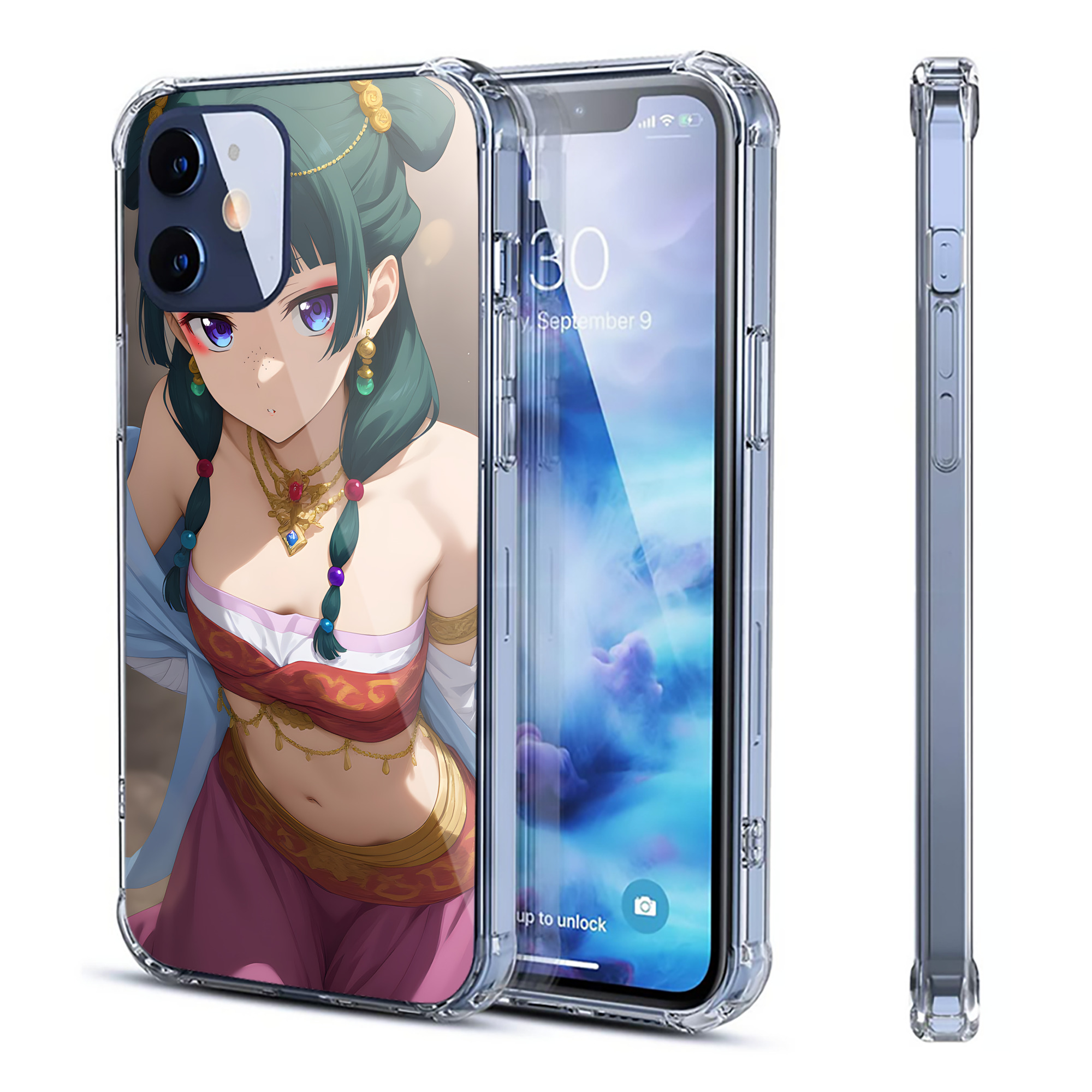 （画像用） 薬屋のひとりごと The Apothecary Diaries 【iPhone 12シリーズ対応】透明スマホケース（クリアソフトケース）